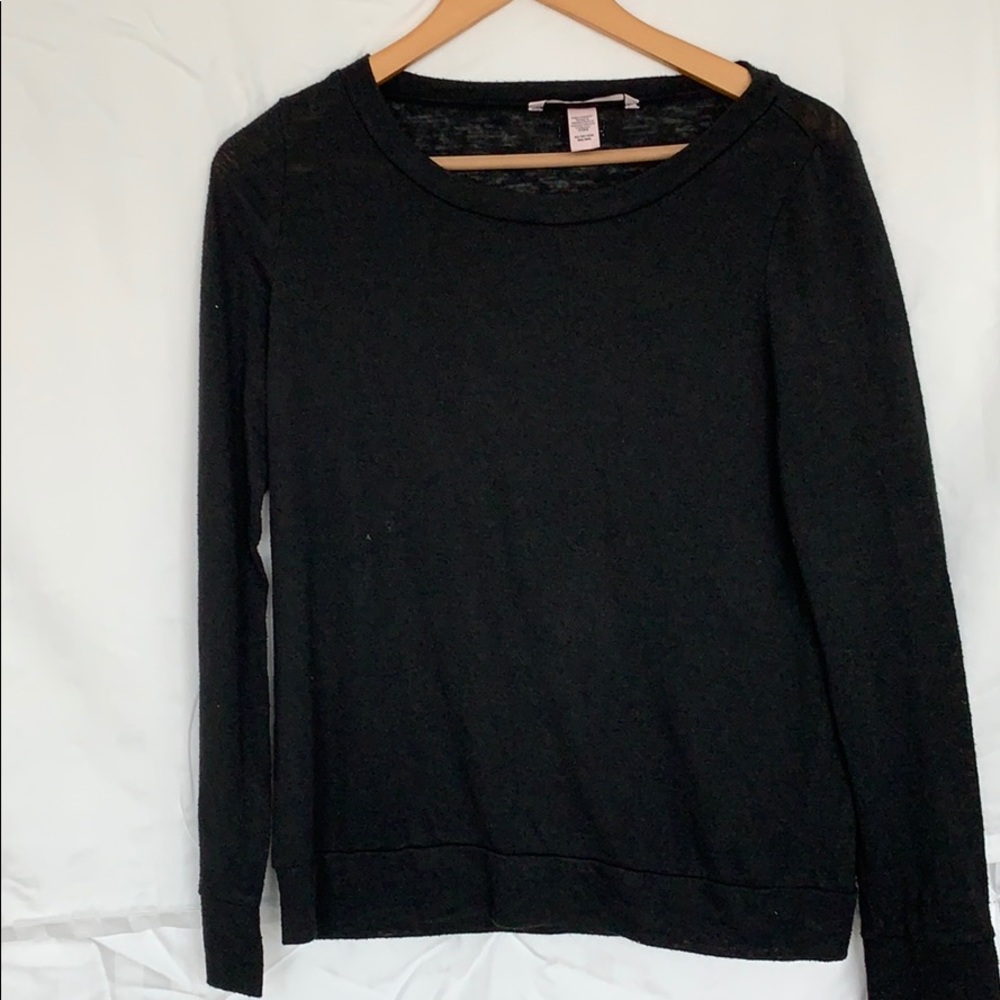 Black Victoria Secret Sleep Tee